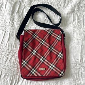 Vintage Burberry blue label messenger bag